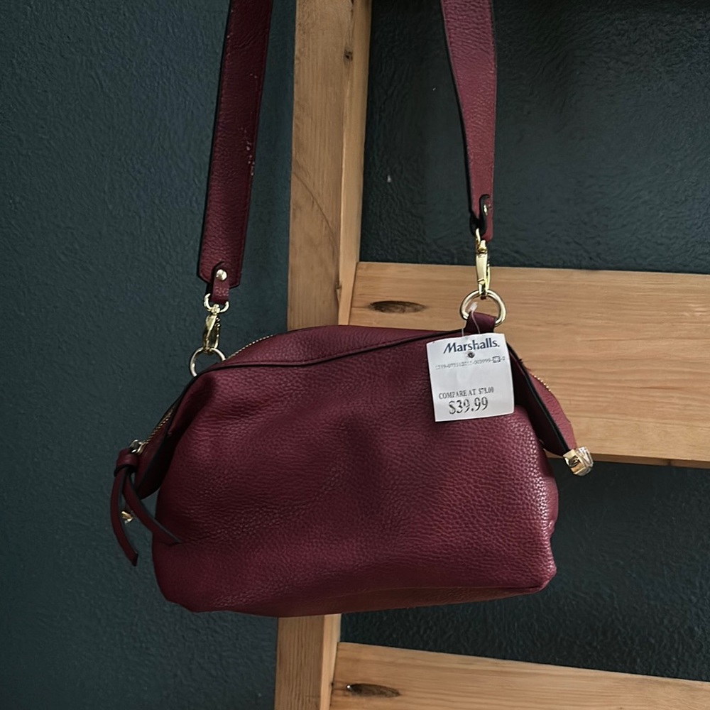 Marshalls Burgundy Crossbody Bag